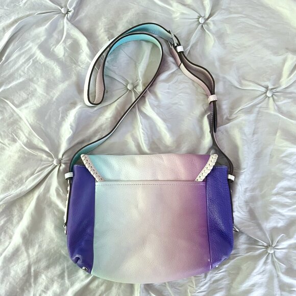 Aimee Kestenberg Pebble Leather Ombre Crossbody Bag - Picture 6 of 9